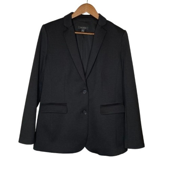 Ann Taylor Jackets & Blazers - Ann Taylor Womens Tailored Career Blazer Size 8 Black Classic Timeless Office